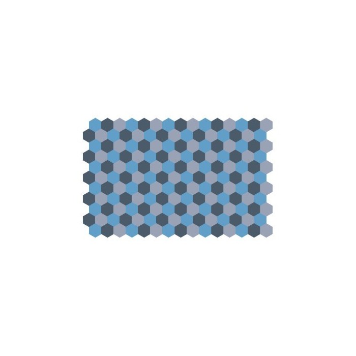 Marine lozenge - blue hexagons - 1/72 decal