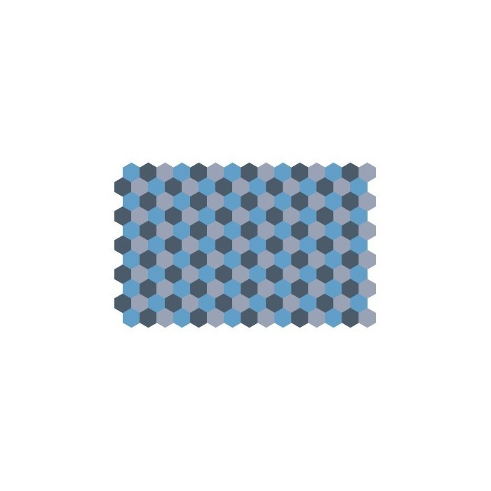 Marine lozenge - blue hexagons - 1/72 decal