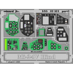 Mi-24V Hind interior Limited - 1/35 PE set