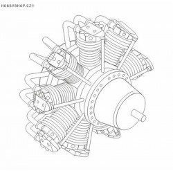 Bristol Pegasus IIIM3 WWII Brit. engine - 1/72 set