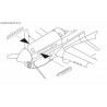 P-40E exhaust - 1/72 set