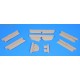 P-40B/C control surfaces set - 1/72 set