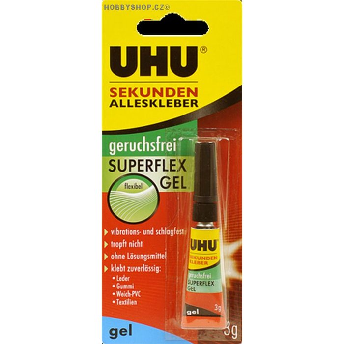 UHU SEKUNDEN ALLESKLEBER odour free SUPERFLEX GEL