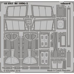 Bf 109G-5 - 1/48 PE set