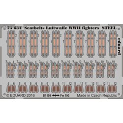 Seatbelts Luftwaffe WWII fighters STEEL - 1/72 lept