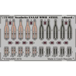 Seatbelts USAAF WWII STEEL - 1/72 lept