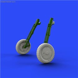 Bf 109G-6 wheels  - 1/48 detail set