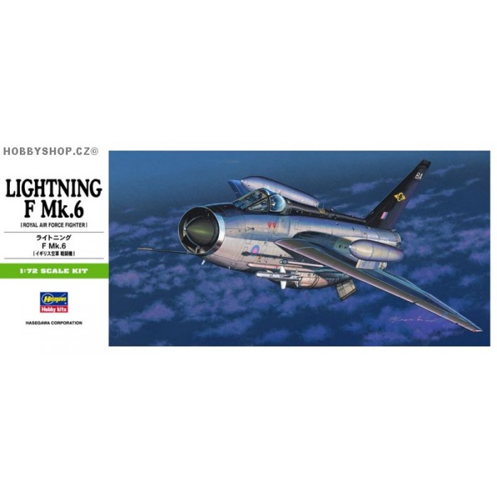 Lightning F Mk.6 - 1/72 kit