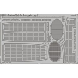 Typhoon Mk.Ib Car Door engine - 1/24 PE set