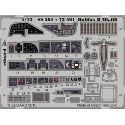 Halifax B Mk.III interior - 1/72 painted PE set