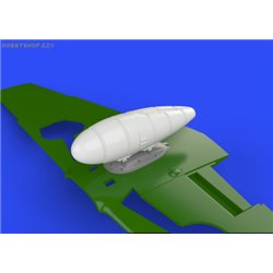 Bf 109G external fuel tanks  - 1/48 detail set