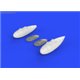 Bf 109G external fuel tanks - 1/48 update set