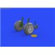 P-40B wheels - 1/48 update set