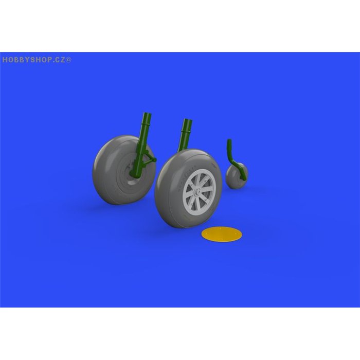 P-40B wheels - 1/48 update set