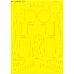 Typhoon Mk.Ib Car Door Limited - 1/24 mask