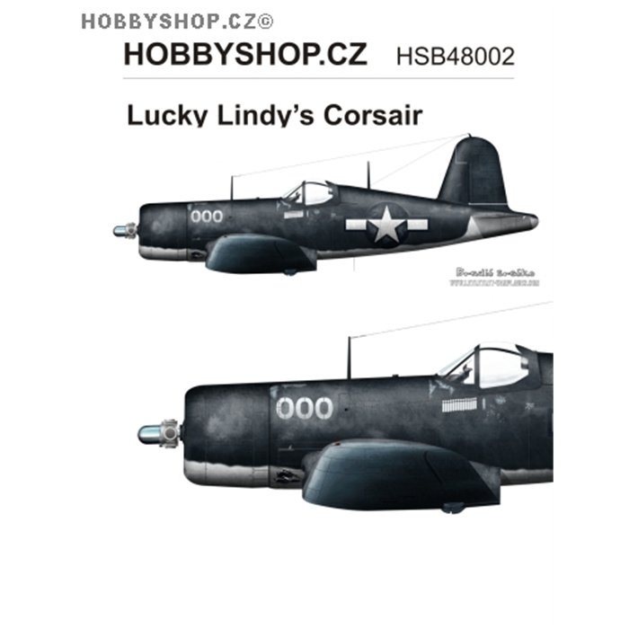 Lucky Lindy's Corsair  - 1/48 decal