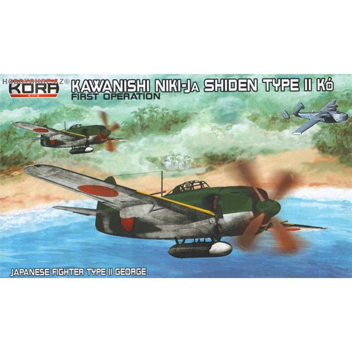 Kawasaki N1K1-Ja Shiden/George First operation - 1/72 kit