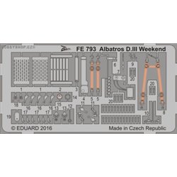 Albatros D.III Weekend - 1/48 ZOOM painted PE set