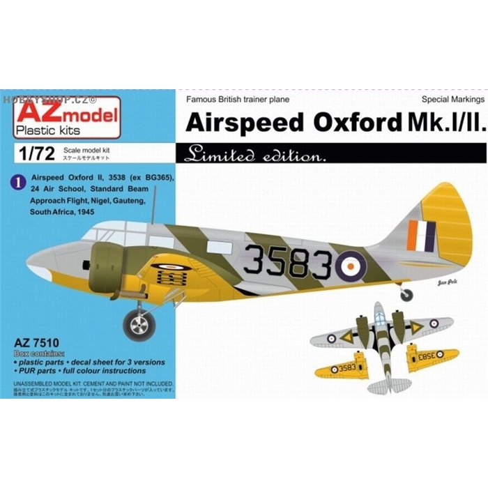 Airspeed Oxford Mk.I Special Marking Limited - 1/72 kit