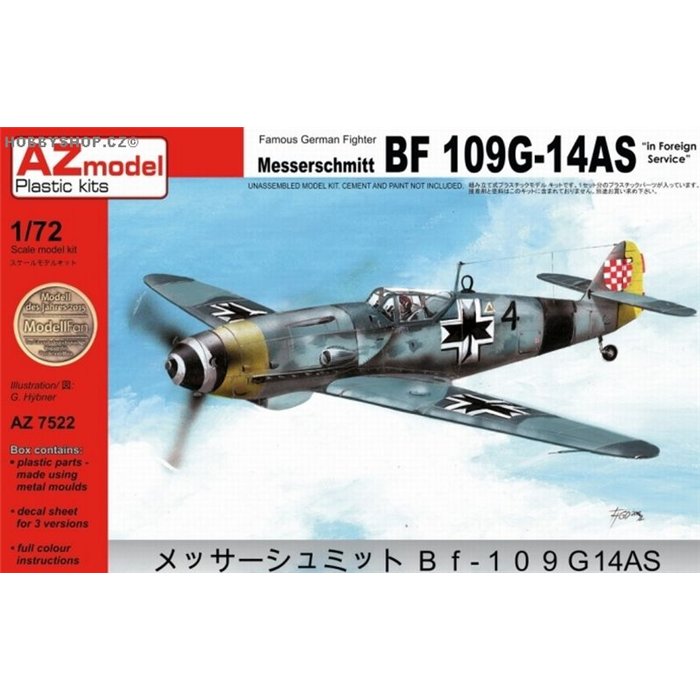 Bf 109G-14AS Foreign service - 1/72 kit