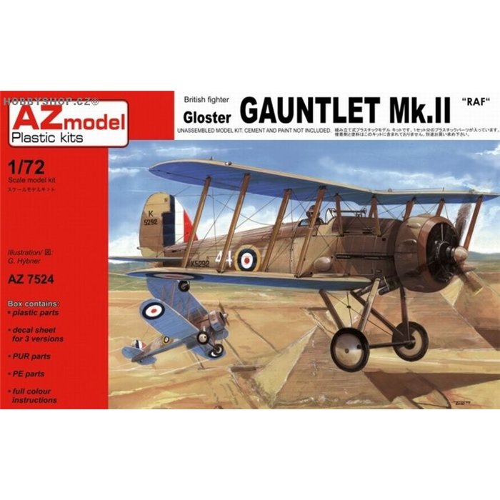 Gloster Gauntlet Mk.II RAF - 1/72 kit