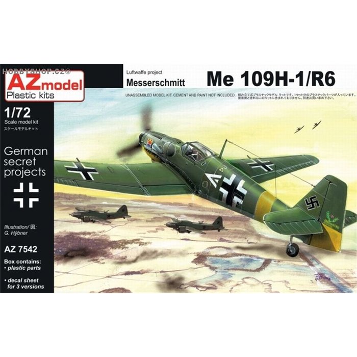Me 109H-1/R6 - 1/72 kit