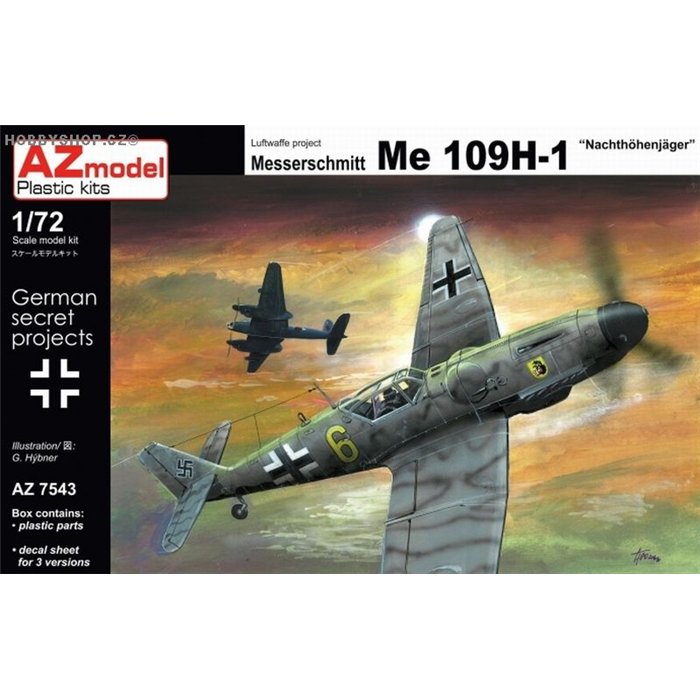 Me 109H-1 Hohenjager - 1/72 kit