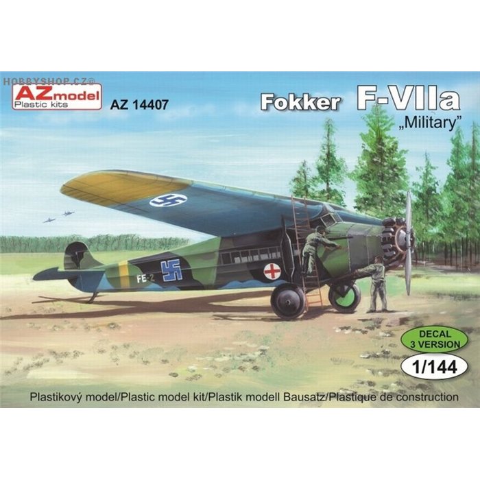 Fokker F-VIIa Military - 1/144 kit