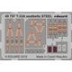T-33A seatbelts STEEL - 1/48 painted PE set