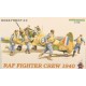 RAF FIGHTER CREW 1940 - 1/48 figures