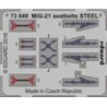 MiG-21 seatbelts STEEL - 1/72 painted PE set