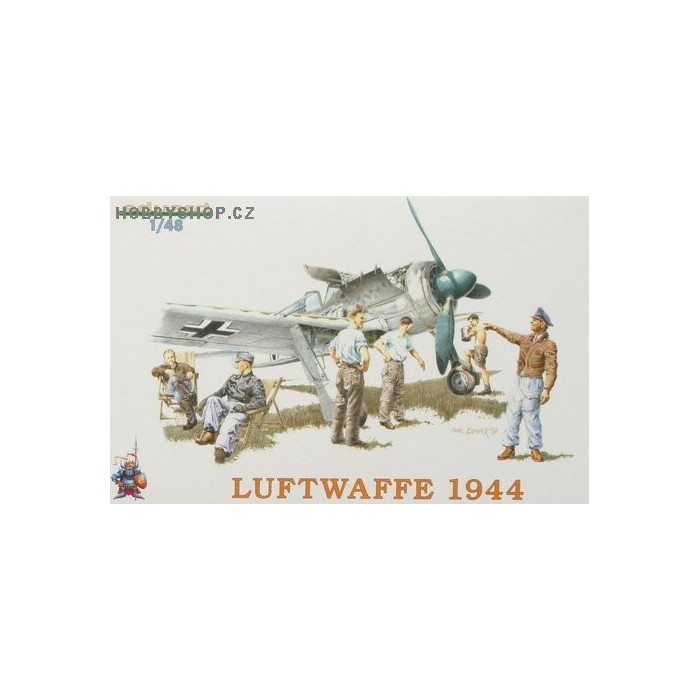 LUFTWAFFE FIGHTER CREW 1944 - 1/48 figures