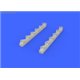 MC.202 exhaust stacks - 1/48 doplňkový set