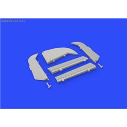 Bf 109F control surfaces - 1/48 update set