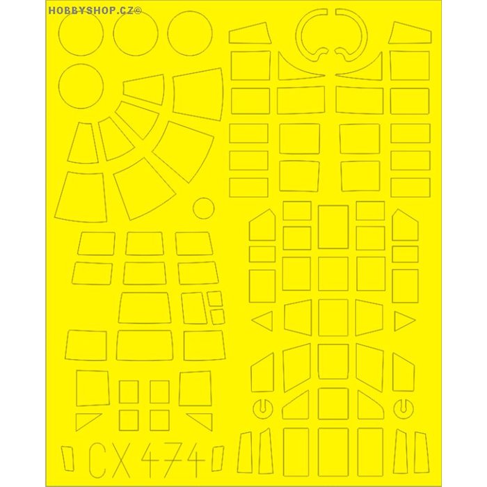 Fw 189A-1 - 1/72 Maska