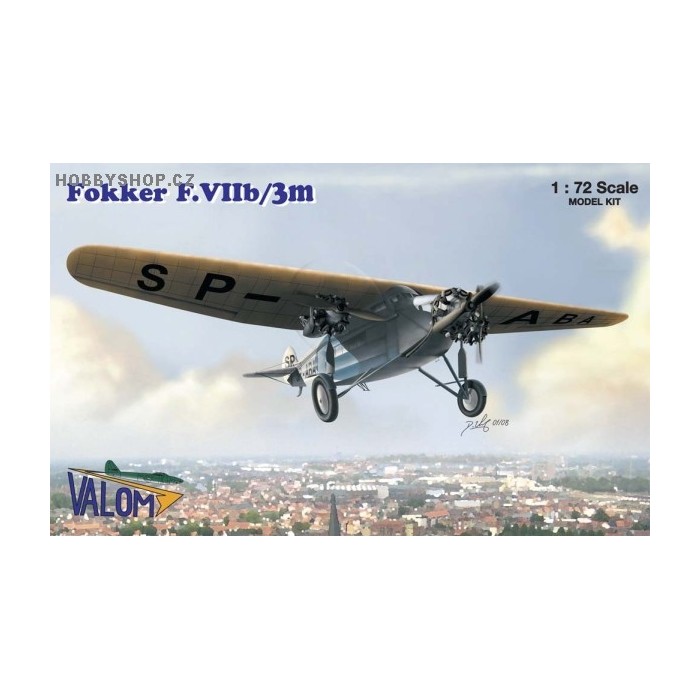 Fokker F.VIIb/3m - 1/72 kit