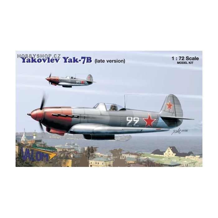 Yakovlev Yak-7B (late version) - 1/72 kit