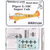 Piper L-18 Super Cub Germany - 1/72 decal