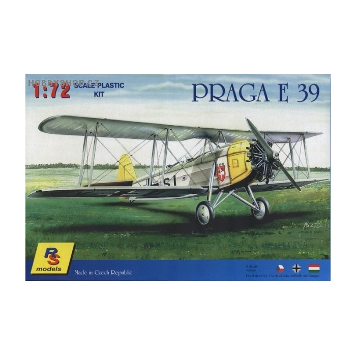 Praga E-39 Czechoslovakia - Luftwaffe - 1/72 kit