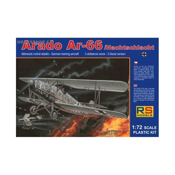 Arado 66 Nachtschlacht single-seater - 1/72 kit
