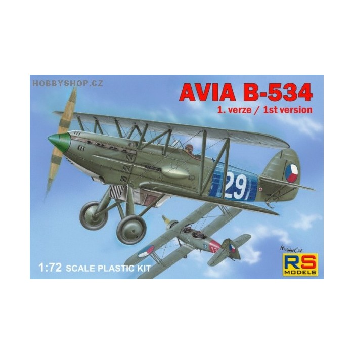 Avia B-534 I. version - 1/72 kit