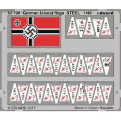 German U-boat flags - 1/48 PE set