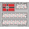 German U-boat flags - 1/48 leptaný set