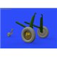 Walrus Mk.I wheels - 1/48 doplňkový set