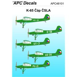 K-65 ČSLA - 1/48 decal