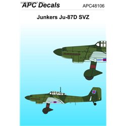 Junkers Ju 87D-5 SVZ - 1/48 decal