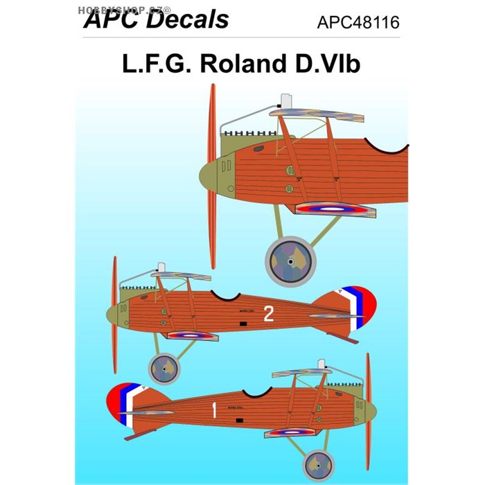 Roland D.VIb - 1/48 decal