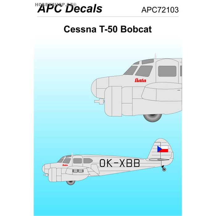 Cessna T-50 Bobcat - 1/72 decal
