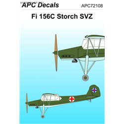 Fieseler Fi 156 Štorch SVZ - 1/72 obtisk