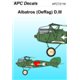 Albatros D.III Oeffag s. 253 - 1/72 decal